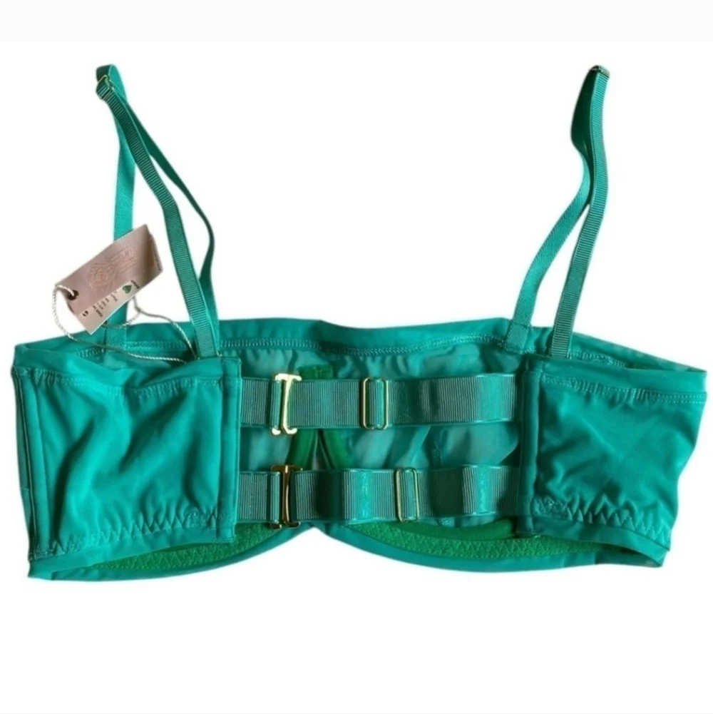 We Are HAH x Free People Wired Bra Teal 30-38DD NEW!